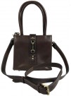 Mini Alice Handbag Natural Leather Brown