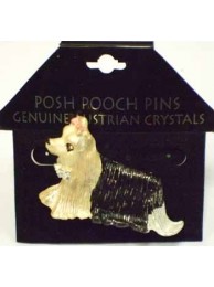 Dog Brooch - Yorkshire Terrier