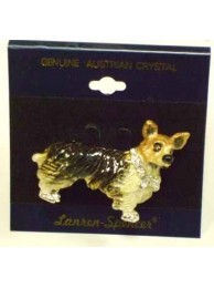Dog Brooch - Corgi