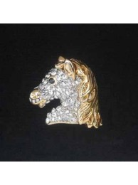 Horsehead Brooch