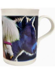I Love Ponies Fine China Mug  Gift Boxed