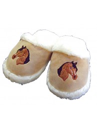 Horse Head Slippers Small (child Size 7-11 Uk Or 24-29 Eur)
