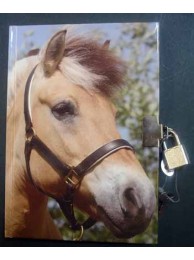 Lockable Notebook Fjord Horse Design