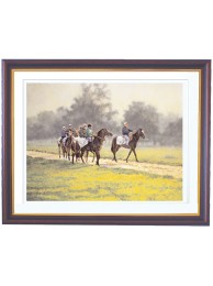 Morning Excercise Framed Print