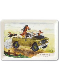 The Animals Came In 4x4 Large Tray