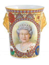Bone China Lion Head Beaker - Queen's Diamond Jubilee 2012 - Le 2012