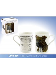 Bone China Staffie Mug Boxed
