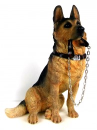 Sitting German Shepherd Walkie