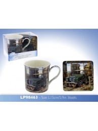 4x4 Winsor Mug And Coaster Set