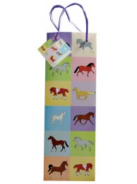 Pastel Horse Bottle Gift Bag