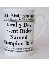Bone China Mug - Daily Smiles Champion Rider