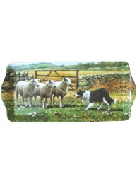 Collie And Sheep Medium Tray Was £5.95