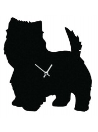 Westie Clock With Wagging Tail