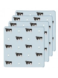 Cow Coasters Set Of Four