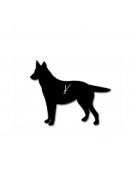 German Shepherd Clock With Wagging Tail Was £45