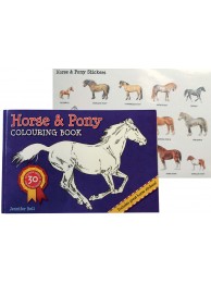 Book Horse & Pony Colouring Book Including Horse Stickers