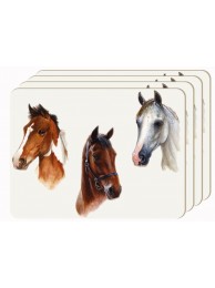 Horse Portraits Placemats (set Of 4)