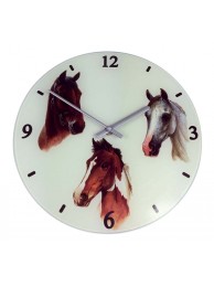 Horse Portraits Clock