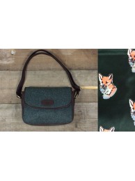 Heritage Tweed & Leather Cartridge Style Handbag Brunswick