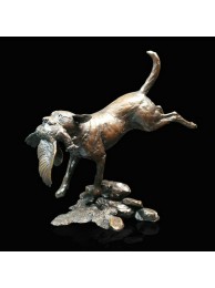 Labrador Retrieving Bronze