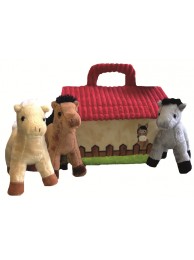Stable Bag With 3 Horse Inside