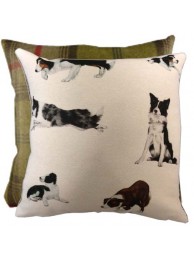 Cushion Border Collies With Tweed Reverse