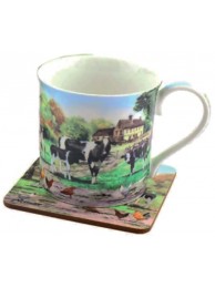 Cow Mug And Coaster Srp £7.95