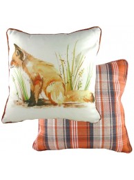 Country Fox Piped Cushion