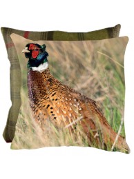 A Moments Peace Cushion With Tweed Reverse