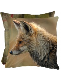 Looking For Lunch Cushion With Tweed Reverse