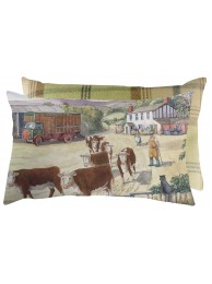 Cushion Returning Home Tweed Backed