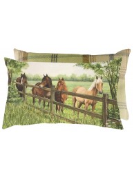 Summer Camp Tweed Backed Cushion