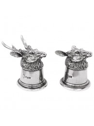 Pewter Stag Salt And Pepper