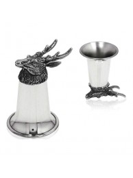 Pewter Stag Stirrup Cup