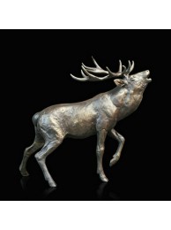 Bronze Roaring Stag