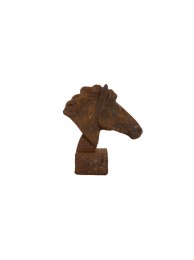 Cast Iron Horse Head Bust