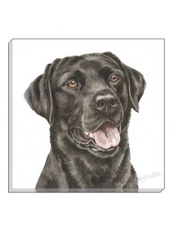 Canvas Print Waggygogz Black Labrador
