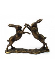 Bronzed Reflections Hares Small