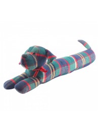 Green Check Dog Draught Excluder