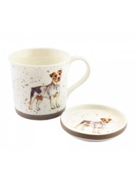 Jack Russell Mug And Coaster