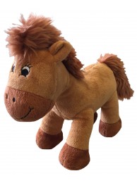 Chestnut Plush Horse