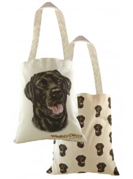 Black Labrador Tote Bag
