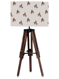Tripod Table Lamp & Shade Mr & Lady Fox