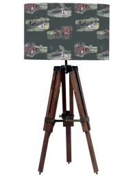 Tripod Table Lamp & Shade Hunting