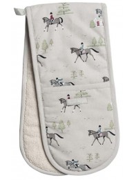 Horses Double Oven Gloves