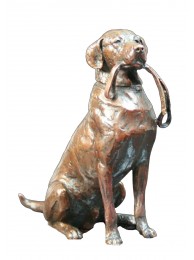 Bronze Medium Labrador With Lead