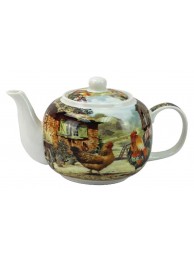 Cockerel & Hen Teapot