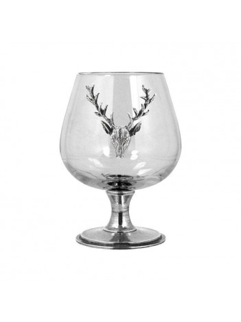 Stag Brandy Glass