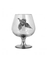 Pheasant Brandy Glass