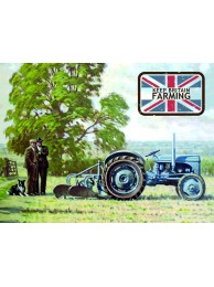 Faithful Fergie Tractor Metal Sign